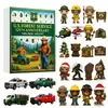 Muñeco de Nieve Bigfoot Transfronterizo, Bruja Maligna, Casa Embrujada Calendario de Cuenta Regresiva Navideña Caja Sorpresa Adorno Acrílico