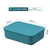 Caja de almacenamiento de plástico color Morandi caja de almacenamiento para armario ropa interior pantimedias caja de almacenamiento para snacks juguetes con tapa caja de almacenamiento