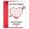 Juego de Sobres para Tarjetas de Felicitación de Amor del Día de San Valentín con Decoración de Patrón de Corazón Rosa, Tarjeta de Regalo de Bendición Romántica para Fiestas, Pedido Mínimo de 10 Juegos