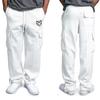 Pantalones Casuales para Hombre Aliexpress Transfronterizo Fitness Cordón Cintura Elástica Ropa de Trabajo Multibolsillos Moda Deportes Pantalones Largos