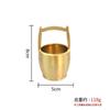 Un Adorno de Cubo Dorado, Cubo de Agua de Latón, Cubo de Tesoro Dorado 0kg, Adorno de Feng Shui para Inauguración de Negocio y Fiesta de Inauguración de Casa, Venta al por Mayor desde el Fabricante
