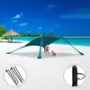 Toldo de Praia Lycra Transfronteiriço Proteção Solar Externa e Frescor Lycra Elástico em Quatro Lados Tenda Toldo para Acampamento à Beira-Mar