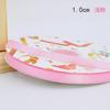 Rollo Grande de 1 cm de Cinta de Poliéster de Color Sólido para Decoración de Regalos, Pasteles, Empaque de Flores, Accesorios para el Cabello, Cinta de Moño Hecha a Mano DIY