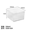 Caja para pastel, caja de embalaje, caja transparente desechable para postres, caja para tiramisú de fresa, caja de embalaje para milhojas de leche de soja