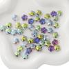 10mm vidro colorido pequenas contas de flor Handmade DIY colar pulseira acessórios cristal frisado material de decoração
