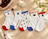 Calcetines de verano para mujer, calcetines cortos, estilo coreano, absorbentes de sudor, de malla, transpirables, calcetines cortos lindos de gato y mariposa