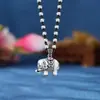 Moda retro Xizang plata colgante cadena de suéter collar largo estilo nacional cuadrado valiente regalo cadena de suéter venta al por mayor