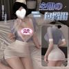 Lencería Sexy para Mujer Sexy Escote en V Profundo Transparente Cubre Caderas Camisón Azafata Cosplay Uniforme para Mujeres Jóvenes 100068
