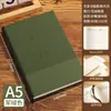 Caderno A5 Espesso para Uso Profissional e de Escritório, Capa de Couro Macio de Alta Qualidade, Livro de Registro de Reuniões para Empresas, Logotipo Personalizável