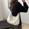 Bolso de hombro textil de gran capacidad para mujer, bolso de hombro textil de moda, bolso de mano para ir al trabajo, bolso de mano para todo tipo de ocasiones, verano 2024