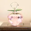 Colgador de Adorno de Manzano de Cristal Adorno de Manzana Decoración Regalo de Navidad Cumpleaños Manualidad Sencilla para el Hogar