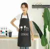 Delantales Personalizados para One Piece, Cocina del Hogar, de Aspecto Elegante, Overoles Impermeables y a Prueba de Aceite, Ropa de Trabajo, Delantales Resistentes a las Manchas para las Tareas del Hogar