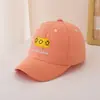 Gorras para Niños, Gorras de Béisbol Bordadas con Cara Sonriente Linda Estilo Coreano, Visores Solares para Primavera y Otoño para Niñas, Súper Lindas y Versátiles