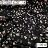 Tela Satinada Elástica de Seda de Morera Estampado Floral Tela Cero Tela para Vestido Cheongsam