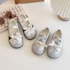 Zapatos de mujer, primavera y otoño 2025, nuevos zapatos casuales para niñas, zapatillas de suela blanda para niños, zapatos de pajarita, zapatos de estilo occidental.