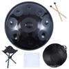 Tambor de Disco de Mano 22" re menor kurd handpan tambor hang Tambor Etéreo Percusión Disco de Mano