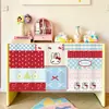 Cortina de cubierta para gabinete de cocina de dibujos animados, cortina para cubrir gabinete, cortina de puerta, zapatero, estante de almacenamiento, cortina decorativa para gabinete con velcro