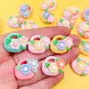 Cesta de flores artificiales nuevas, flores, pinzas para el pelo, gomas para el pelo, pegamento de crema, materiales de resina para manualidades, accesorios de zapato de zueco de dibujos animados al por mayor
