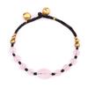 2048-Amatista Natural Campana de Cobre Pulsera Tejida Piedra Ojo de Tigre Cuenta Redonda Cristal en Polvo Jade Dongling Ovalado