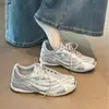 Zapatos de Entrenamiento Gat de Malla Transpirable Estilo Coreano con Suela Gruesa para Mujer, Modelo Nuevo Primavera 2026, Ligeros, Cómodos, Zapatos Deportivos Casuales para Correr