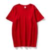 RLAIDI Veludo Laidi Masculino e Feminino Solto Secagem Rápida Manga Curta Casais Primavera e Verão Cor 220g Camiseta Feminina