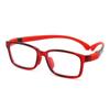 Armações Tr90 Multicores, Armações para Óculos de Crescimento Infantil, Podem Ser Equipadas com Lentes de Grau, Armações Quadradas de Silicone, Venda Direta do Fabricante