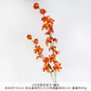 Flores artificiais laranja buquê falso feito à mão flores de seda para casamento flores decorativas artificiais atacado arranjo de flores para casamento
