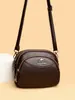 Bolso cuadrado pequeño de piel suave transfronterizo con múltiples compartimentos, bolso cruzado para mujer, nuevo modelo 2026, bolso sencillo para mamá, bolso de hombro de gran capacidad