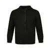 "Estilo Ruffle Americano" Tricô Retrô Textura Casual Caimento Limpo Primavera Outono Inverno Casaco Suéter com Capuz