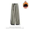 Pantalones de Esquí Impermeables y Cortavientos de Color Sólido para Hombre, Otoño e Invierno, Temperatura de -10 Grados, Corte Holgado, Talla Grande, con Forro Polar para Exteriores