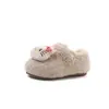 Pañuelo para la cabeza Birkenstocks 2026 Otoño/Invierno Nuevos Zapatos de Piel Zapatos de Algodón Lindos para Bebé Mocasines Cálidos con Forro de Lana