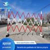 Guarda-corpo telescópico ponto de fábrica, tubo FRP, cerca telescópica, segurança móvel, guarda-corpo de isolamento de construção elétrica