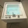 Bacia para Pedicure Aquecida Embutida em Acrílico Bacia para Lavar os Pés Salão de Nail Art Cuidados com os Pés Mármore Sauna Banheira para Imersão dos Pés Comercial