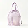 Bolsa de Playa Plegable para Viajes, Neceser Plegable de Malla, Bolsa de Almacenamiento de Gran Capacidad con Drenaje de Agua para el Verano