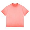Camiseta Lavada Old School Americana Retro Personalizada Marca Tendência Gola Redonda Atacado Algodão Puro Manga Curta Solta Oversize