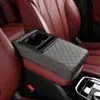 Almohadilla protectora para caja de reposabrazos de coche transfronteriza, caja de pañuelos para coche, reposabrazos de cuero central para codo, cojín elevador universal, portavasos