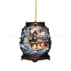 Decoração Moderna para Casa de Natal Transfronteiriça Decorações de Boneco de Neve de Natal Antigo Decorações Penduradas de Natal Pingente