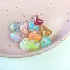 Resina Galvanizada Uv Coração Nuvem Luminosa Contas DIY Corrente de Celular Pulseira Bolsa Pendente Acessórios de Joia Material Contas Soltas