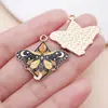 Amazon Transfronterizo Estilo Retro Pastoral Mariposa Colorida Aleación Accesorios Pendientes DIY Colgante para Bolso Colgante Decorativo