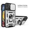 Capa Shunjia com Janela Deslizante Adequada para iPhone 17 Pro Max, Suporte com Anel para Carro Apple 16 Capa Protetora Se4