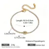 Pulseira de Aço Inoxidável com Zircônia e Gotejamento de Óleo Azul, Múltiplos Estilos, Joia da Moda e Versátil com Design de Estrela e Lua