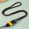 Corda para Colar de Cera de Abelha Sintética, Cordão Trançado Feito à Mão, Cordão para Pendurar Pingente, Colar Unissex, Cordão para Pingente de Jade Hetian