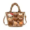 Bolsa Infantil de Gato Desenho Animado Estilo Coreano Tendência Fofa Bolsa de Mão Outono/Inverno Versátil 2026 Nova Bolsa de Ombro Transversal