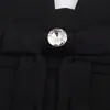 Comercio Exterior Wholesale Vestido Corto sin Mangas para Mujer de Otoño Nuevo Estilo Europeo y Americano Decorado con Lazo