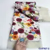 Moda primavera y verano bordado estilo bosque, apliques grandes de hilo de colores bordados a máquina, base de malla de gasa ligera tela de encaje bordado, encaje 3D