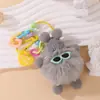 Cosas Bonitas y Feas Llavero Colgante Cochecito Bola de Carbón Pequeña Colgador DIY Elfo de Dibujos Animados Colgante de Felpa Accesorios para Bolsos
