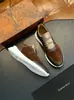 Nuevos Zapatos de Lujo Accesibles para Hombre Primavera y Otoño 2025 Zapatos Deportivos Casuales Versátiles Transpirables Estudiante Modernos Cómodos Zapatos de Piel