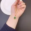 Colar Dourado Areia Vietnamita Retrô Anel de Renda com Pérolas Incrustadas de Diamante Estilo Étnico Conjunto Joias de Designer Feminino Atacado