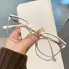 Gafas Planas Fotocromáticas Anti-Luz Azul Ojo de Gato para Mujer Adelgazantes Moda Transfronteriza Europea y Americana Tendencia Casual Gafas Anti-Luz Azul