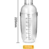 Vaso Shaker Transparente de PC Engrosado con Escala, Shaker Comercial de Limón, Vaso Shaker Irrompible, Suministro Directo de Fábrica
